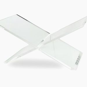 Clear Acrylic Book Holder 2 Piece Reading Stand Brand New